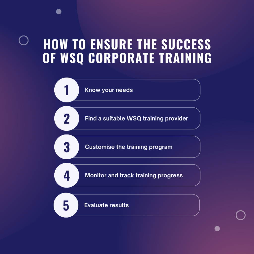 How To Ensure The Success Of WSQ Corporate Training